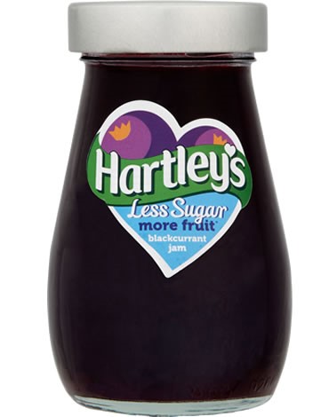 Hartley's Less Sugar, More Fruit Blackcurrant Jam
